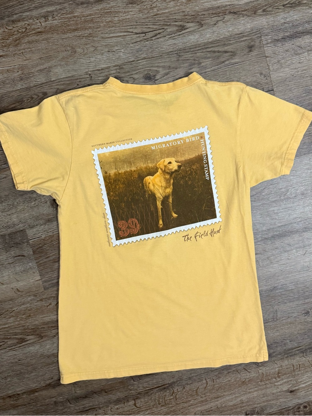 Southern Marsh • Yellow Lab Stamp Back Graphic Tee